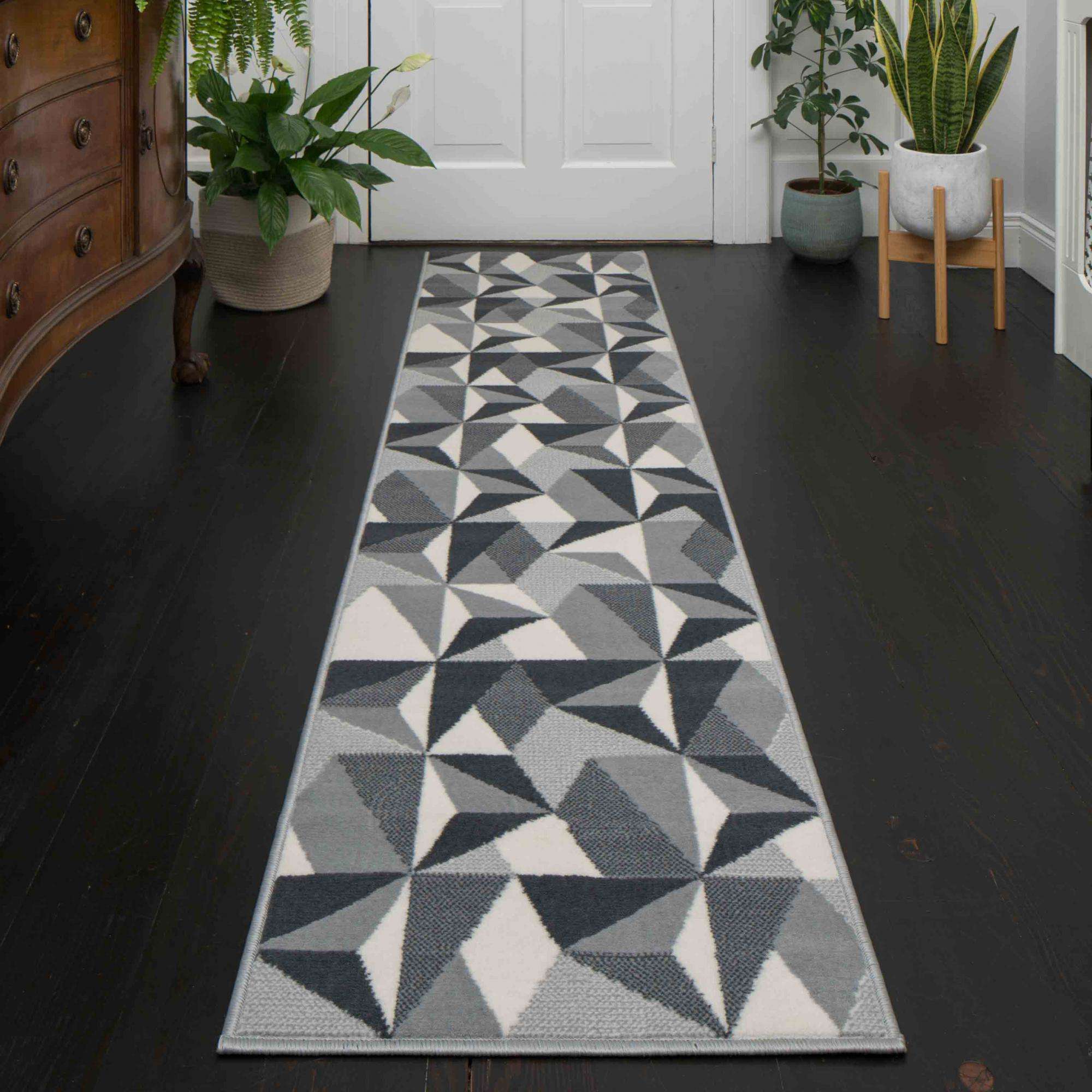 Eaton Non-Slip Geometric Outdoor Doormat & Reviews