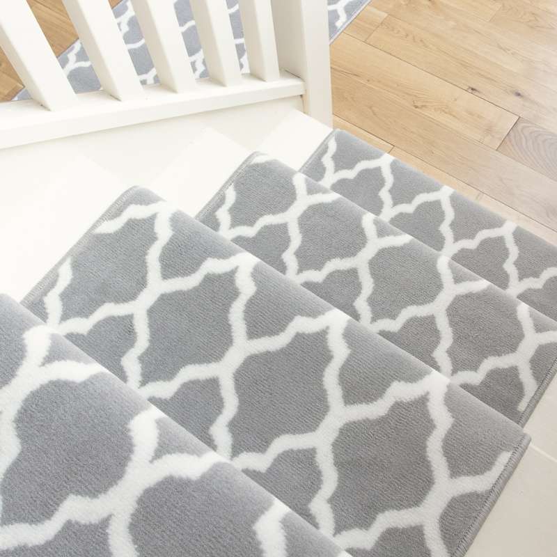 Modern Gray Herringbone Carpet Runner for Stairs – Direct Carpet