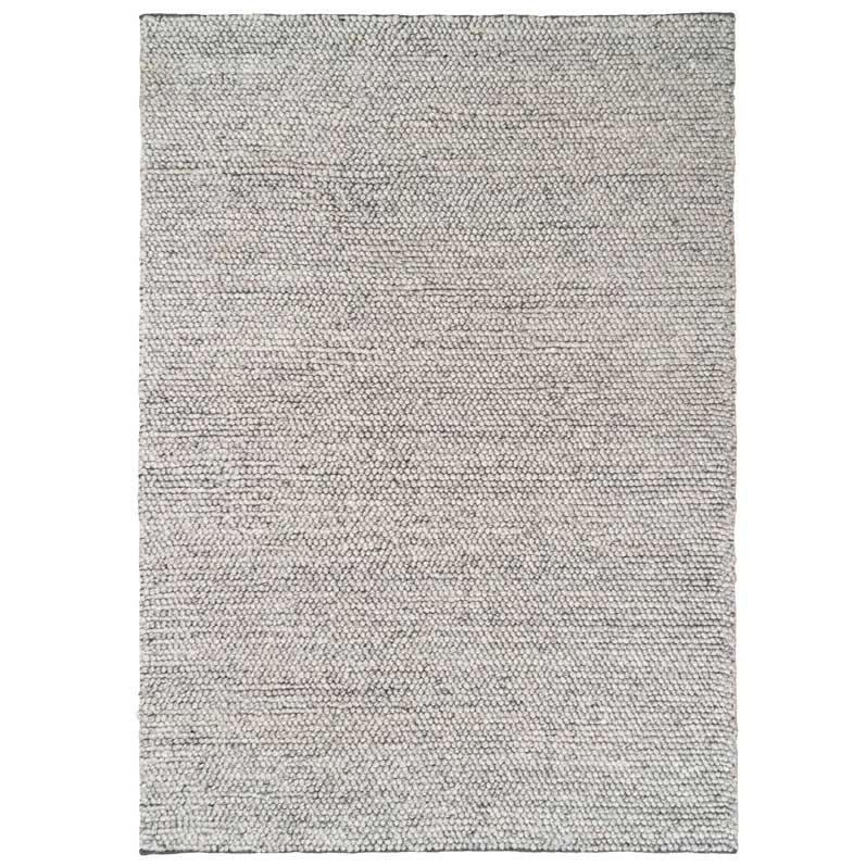 Wool Area Rug 140 x 200 cm Grey KAPAKLI 