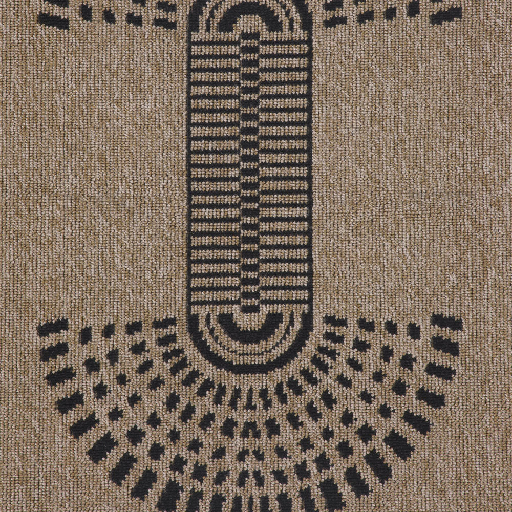 Jute Tone Aztec Area Rug - Prele