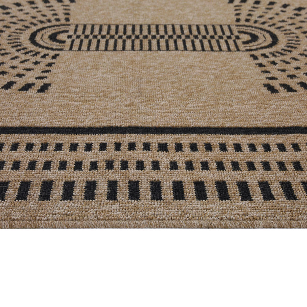 Jute Tone Aztec Outdoor Rug - Prele