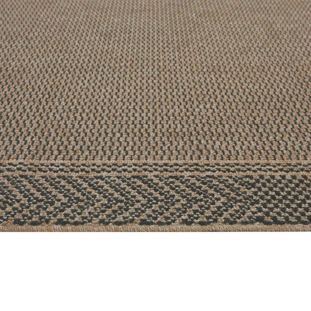 Jute Brown Border Area Rug - Morelle