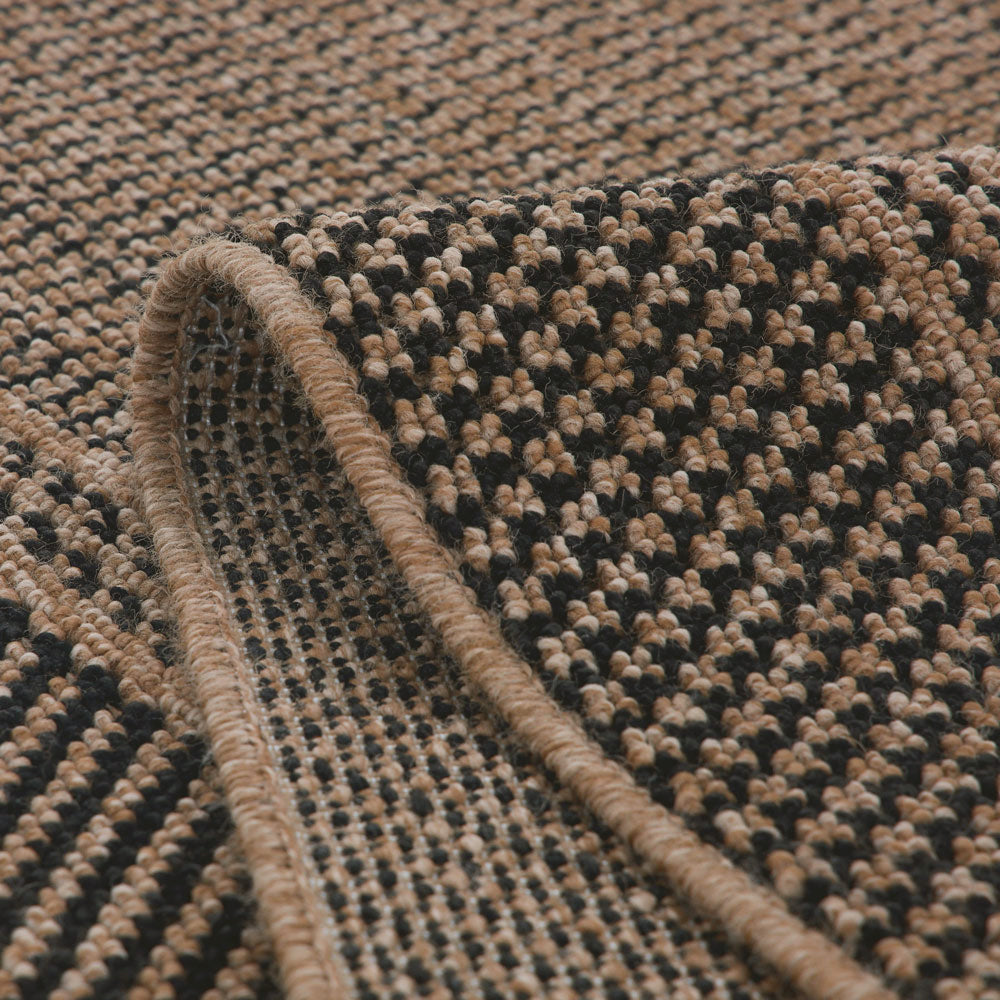 Jute Brown Border Area Rug - Morelle