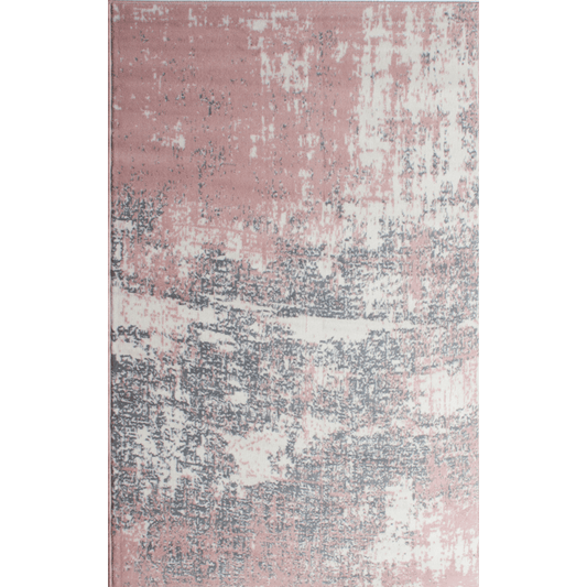 Pink Grey Distressed Extra Large Room Rug