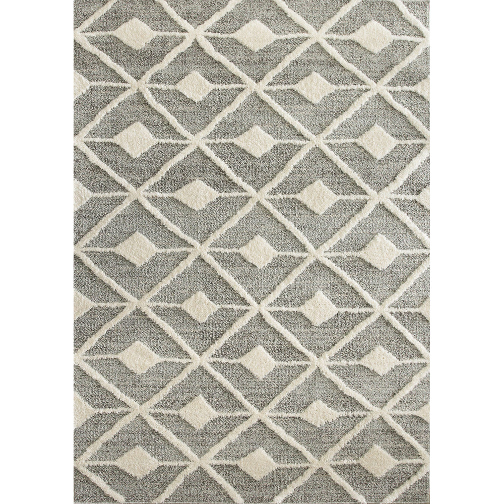 Scandi Grey Cream Rug - Ashbee | Living Room Rugs | Kukoon Rugs Online