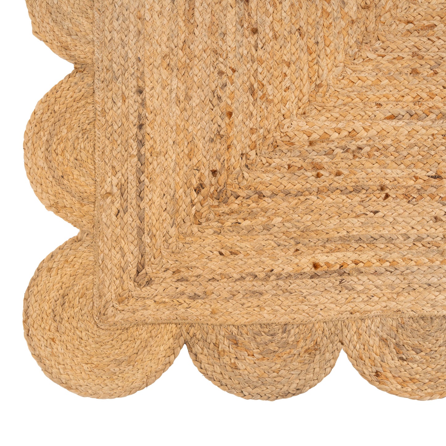 Rounded Edge Jute Runner Rug - Casper