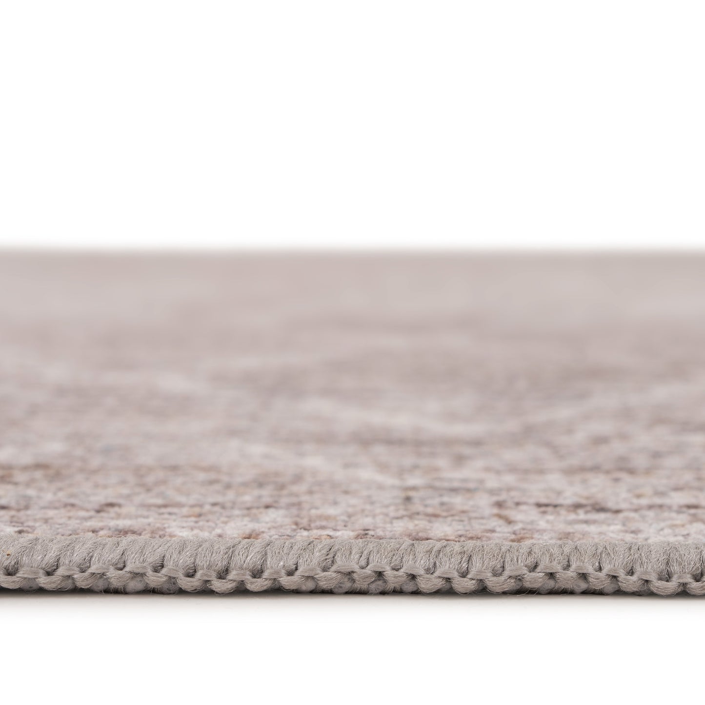 Washable Greige Berber Runner - Brindle