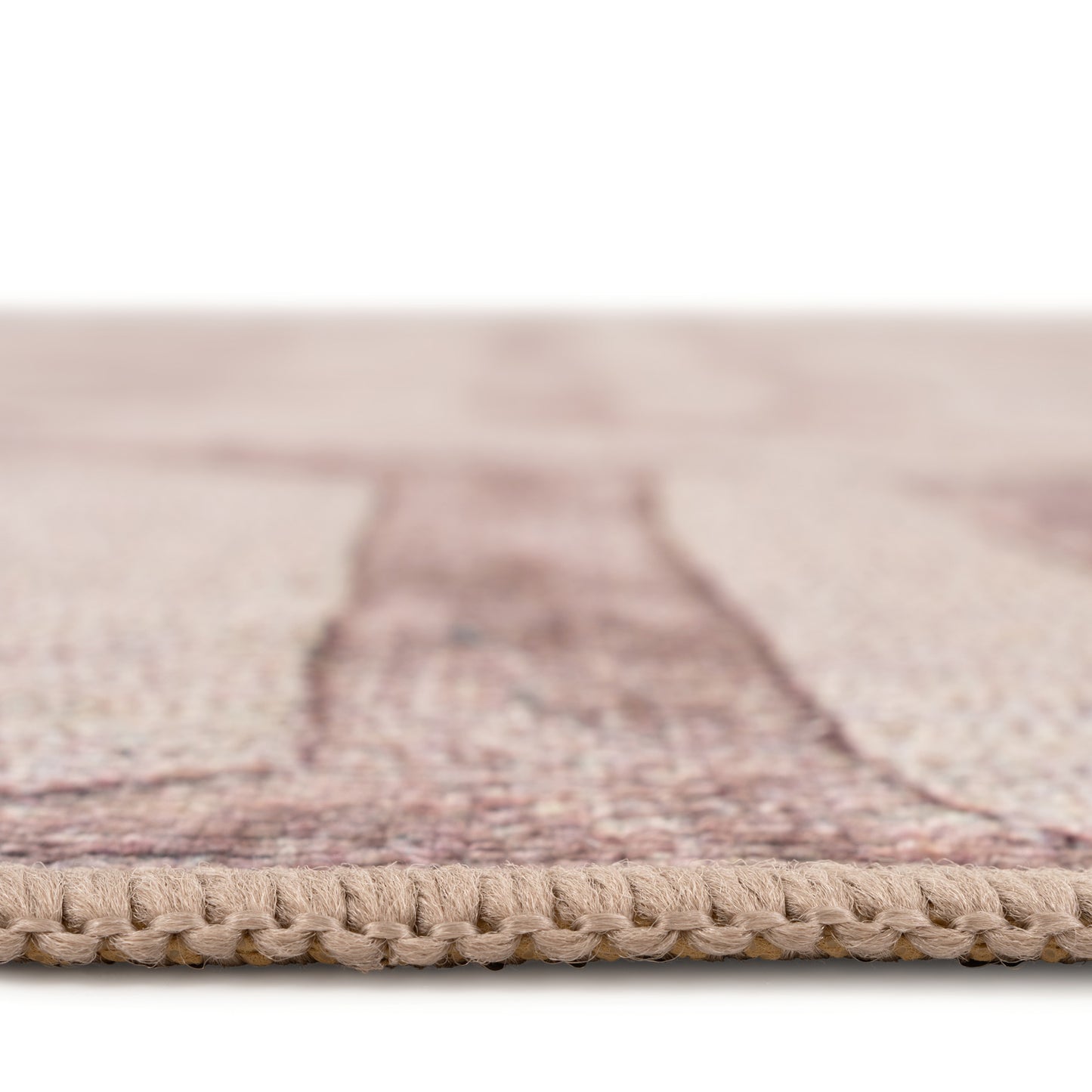 Washable Neutral Geometric Rug - Burrow