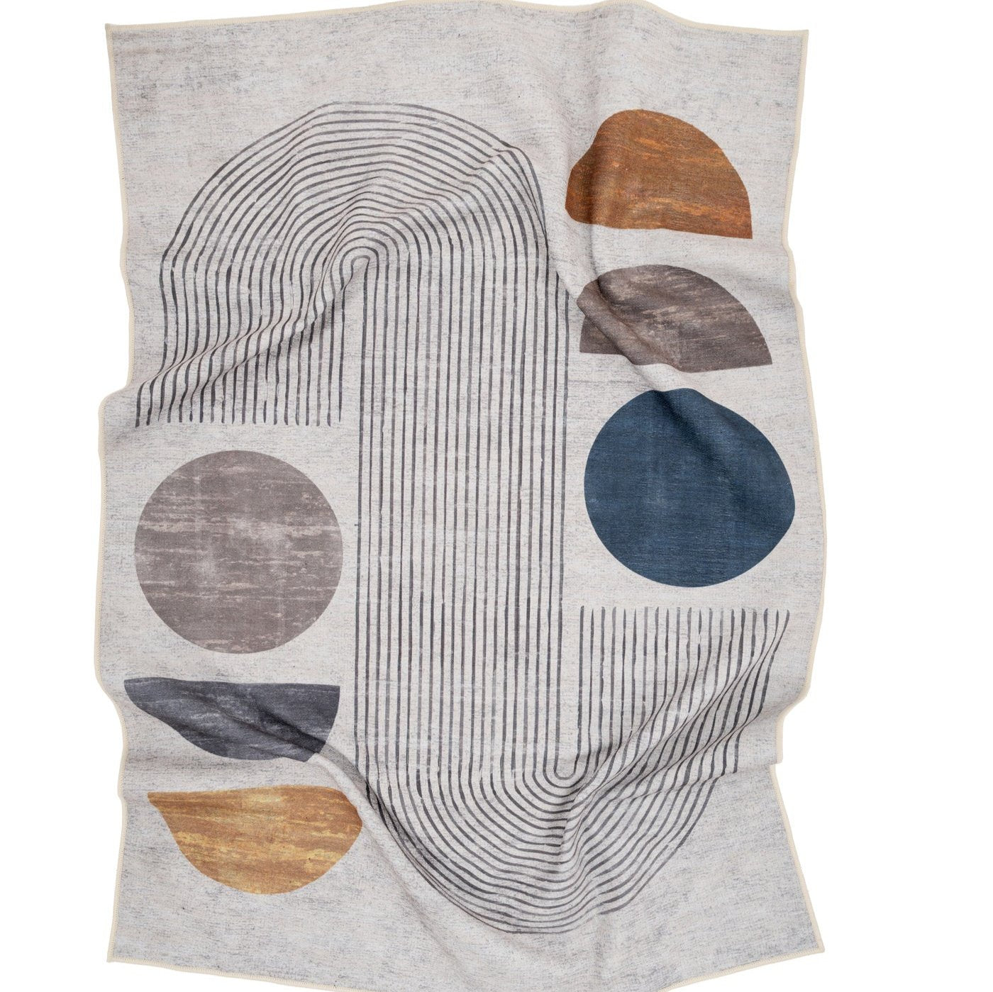 Washable Modern Wabi-Sabi Rug - Orb