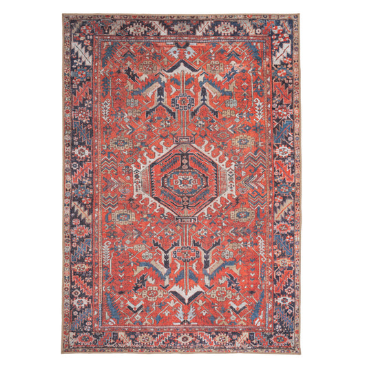 Washable Red Kazak Style Rug - Rudd