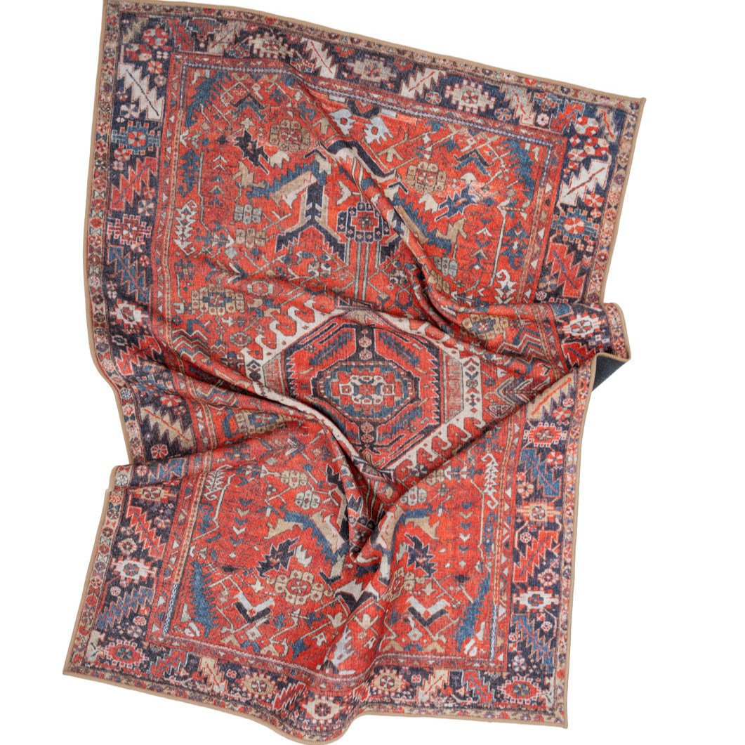 Washable Red Kazak Style Rug - Rudd