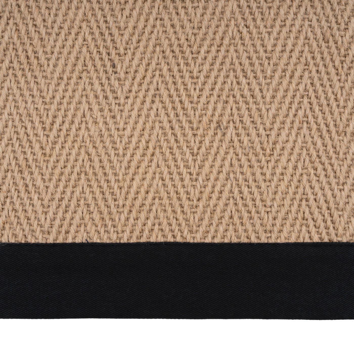 Black Border Jute Rug - Juliette Black