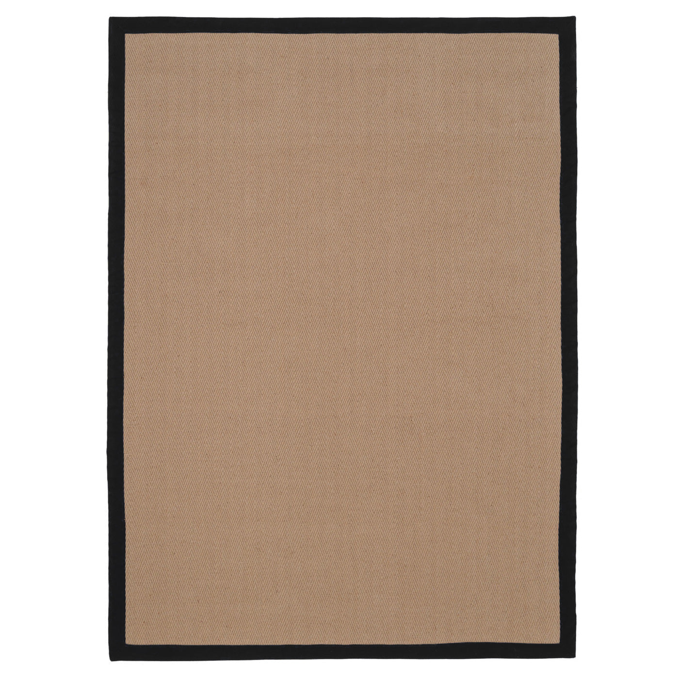 Black Border Jute Rug - Juliette Black