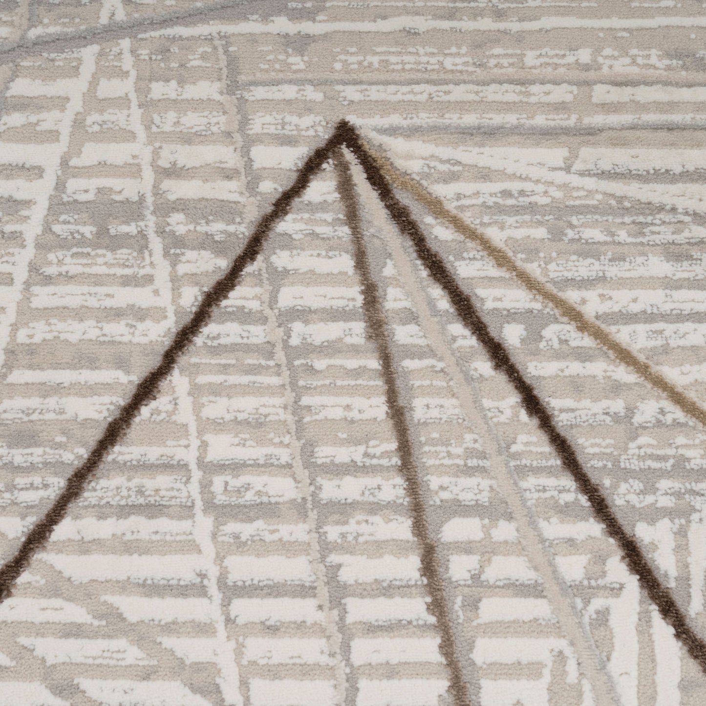 Abstract Linear Beige Rug - Jalo