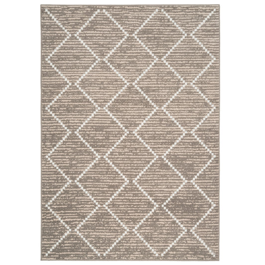 Warming Terracotta Aztec Area Rug