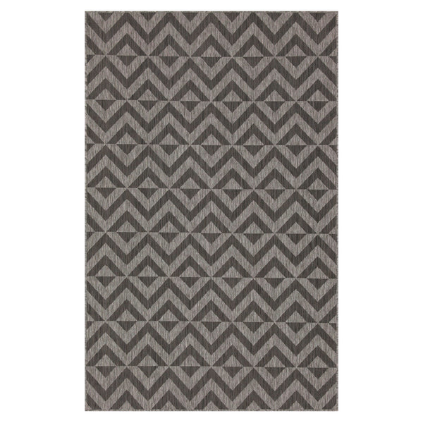 CharcoalGeometricIndoorOutdoorRug-Rapture