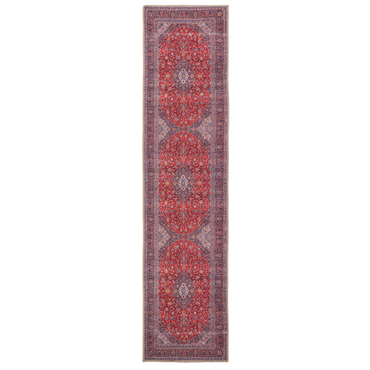 Washable Red Oriental Runner Rug - Tullow