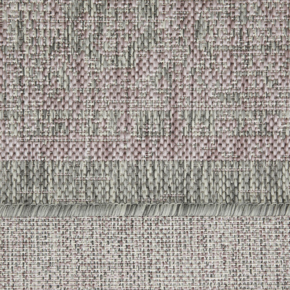 Vintage Pink Grey Outdoor Rug - Soutil