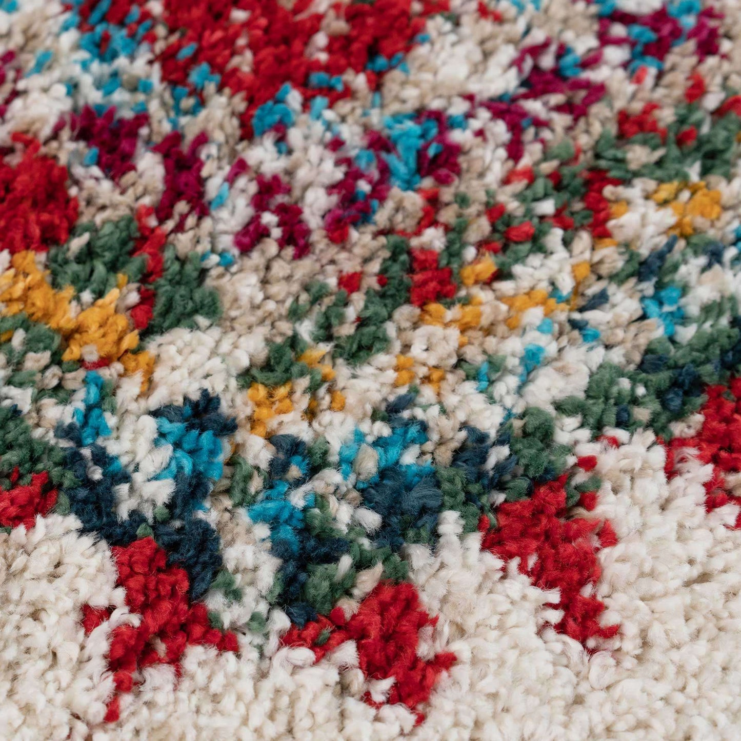 Super Soft Diamond Shaggy Runner Rug