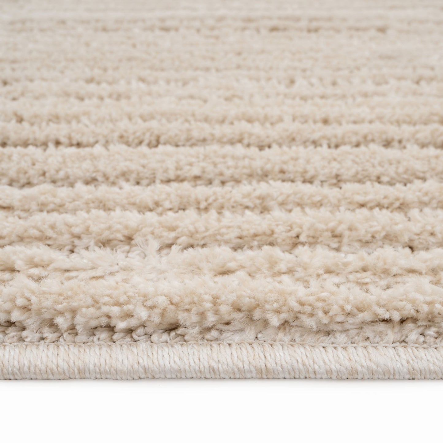 Warm White Linear Area Rug - Bowie