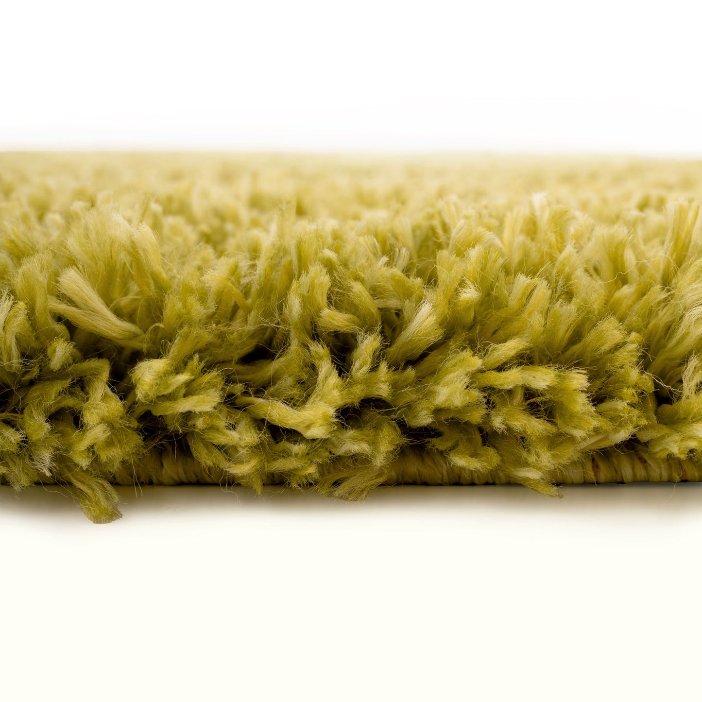 Super Soft Luxury Moss Green Shaggy Rug - Aspen