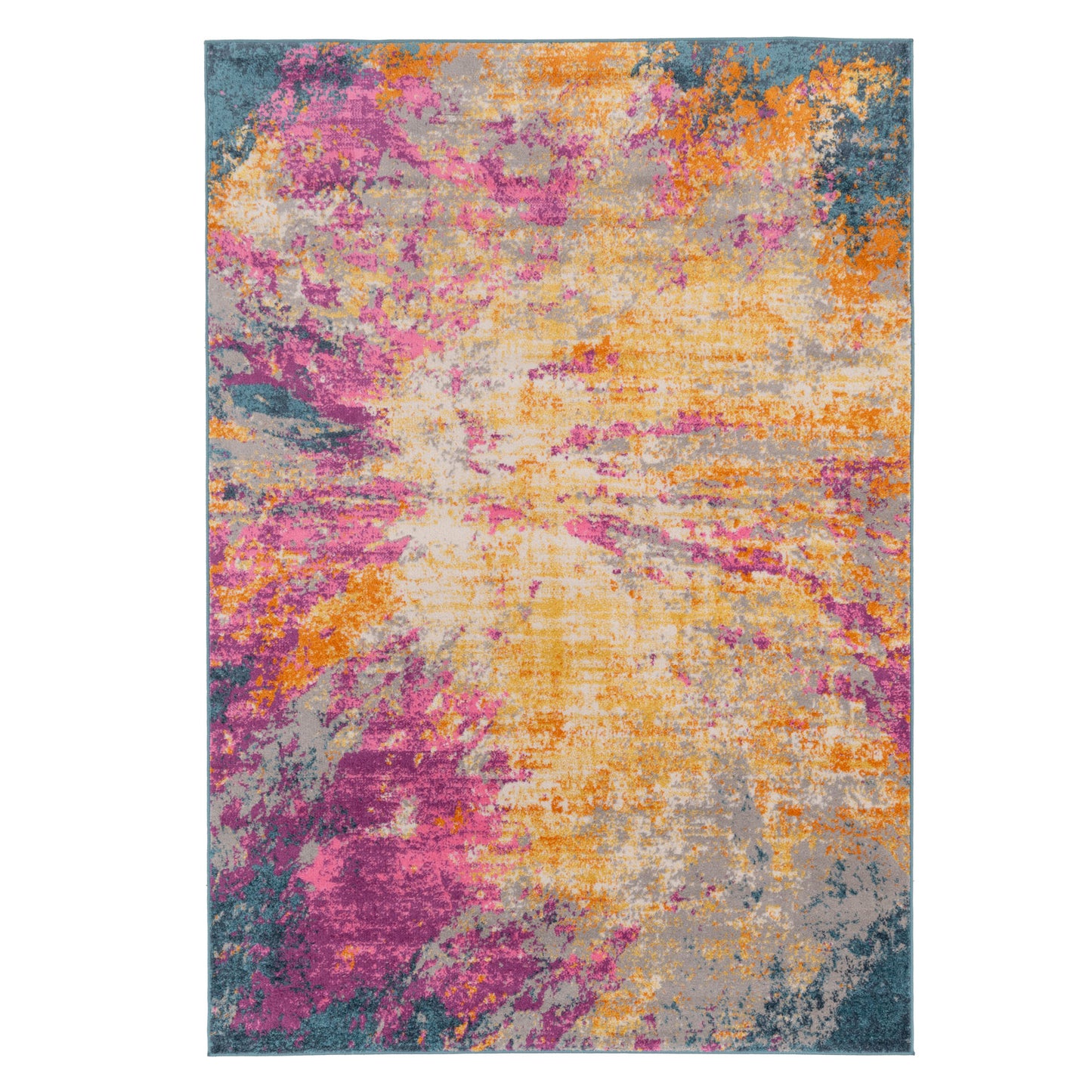 Abstract Multicolour Area Rug - Pulse