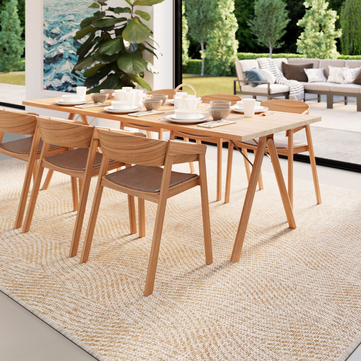 Natural Weave Area Rug - Tilia